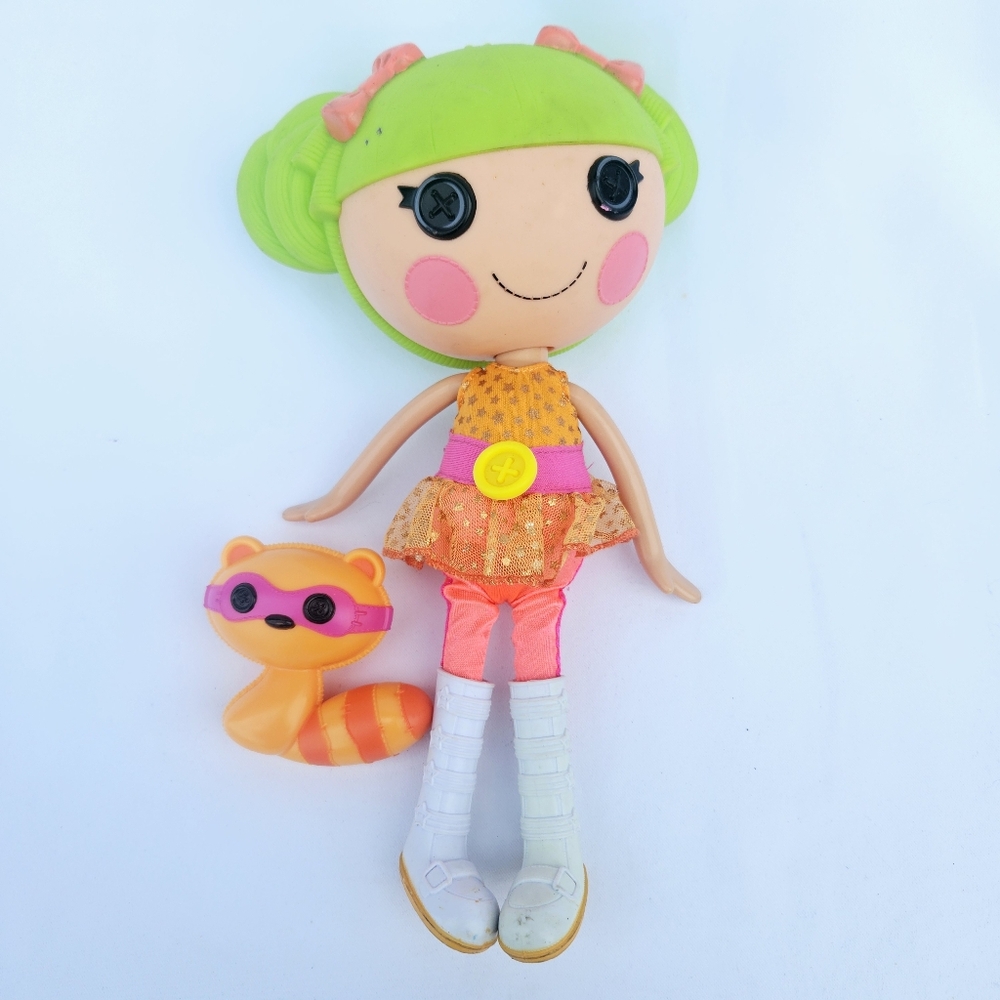 Lalaloopsy Dyna Might Full Size 12 Inches Doll + Pet..........Firm Price.